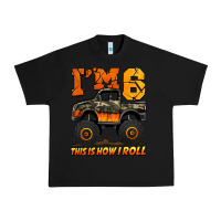 Black i'm six this is how i roll monster truck birthday Urban Heavy Tee - Jasminsmagicworld