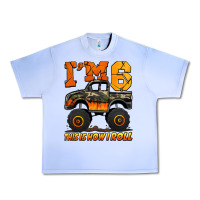 Grape Ice i'm six this is how i roll monster truck birthday Urban Heavy Tee - Jasminsmagicworld