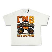 Pistachio i'm six this is how i roll monster truck birthday Urban Heavy Tee - Jasminsmagicworld