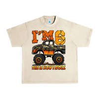 Sandshell i'm six this is how i roll monster truck birthday Urban Heavy Tee - Jasminsmagicworld