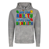 Cloud Rock see the ability not the disability Vintage Hoodie - Artiststas