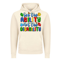 Vintage Artic see the ability not the disability Vintage Hoodie - Artiststas