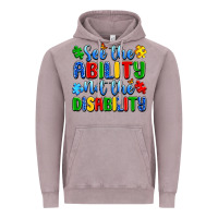 Vintage Zinc see the ability not the disability Vintage Hoodie - Artiststas