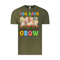 Vintage Olive 100 days watching my students grow Vintage Tee - Artiststas