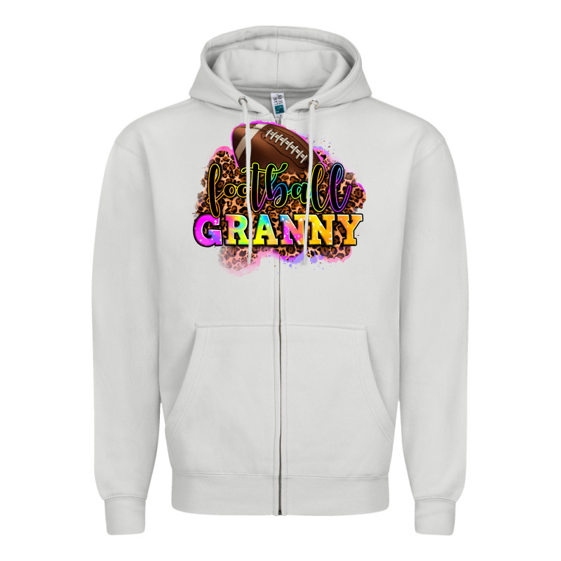 Football Granny Zipper Hoodie by OliviaCreatesArt | Teevron