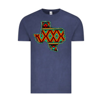 Texas Map With Aztec Background Vintage Tee | Teevron
