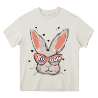 Cream hip hop Heavy Core Tee - MaliasSmallBusiness