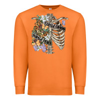 Carrot inhale peace exhale chaos chest Premium Sweatshirt - FaDigitalArtStudio