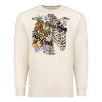 Sandshell inhale peace exhale chaos chest Premium Sweatshirt - FaDigitalArtStudio