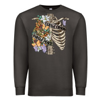 Smoke inhale peace exhale chaos chest Premium Sweatshirt - FaDigitalArtStudio