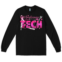 Black Breast Cancer Maintenance Tech Long Sleeve Tee - texasbilliewilder