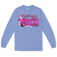 Colony Blue Breast Cancer Maintenance Tech Long Sleeve Tee - texasbilliewilder