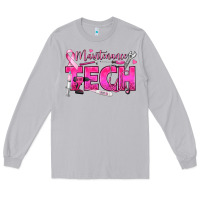 Moon Dust Breast Cancer Maintenance Tech Long Sleeve Tee - texasbilliewilder