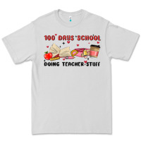 Dove Grey 100 days school Premium Tee - MaliasSmallBusiness
