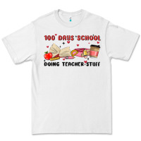 White 100 days school Premium Tee - MaliasSmallBusiness