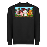 Black cute farm animals Heavyweight Sweatshirt - TumblerDesignByShophia