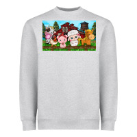 Heather Grey cute farm animals Heavyweight Sweatshirt - TumblerDesignByShophia