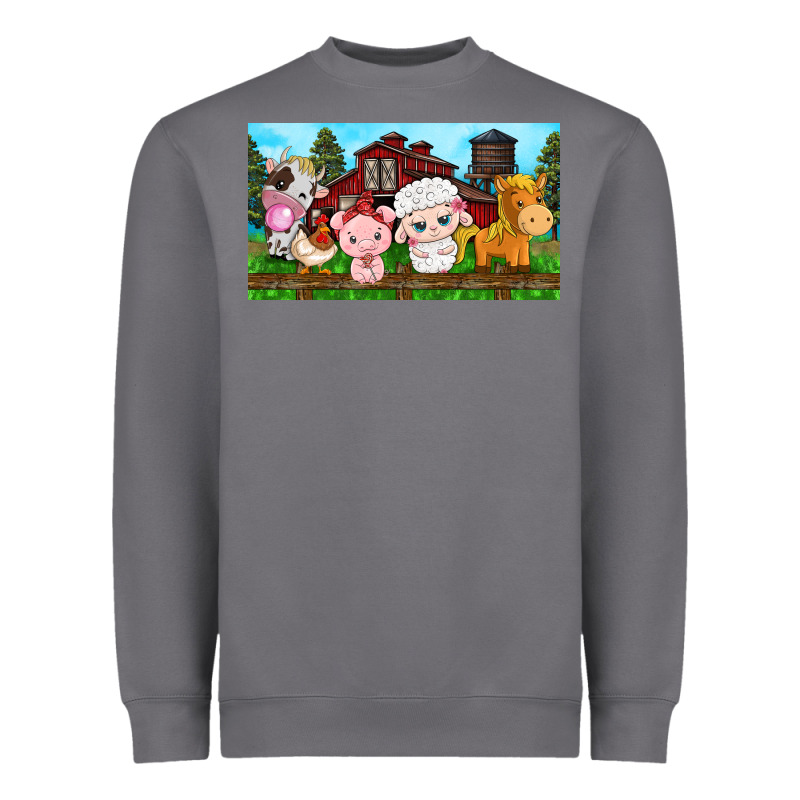 Cute Farm Animals Heavyweight Sweatshirt by TumblerDesignByShophia | Teevron