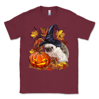 Burgundy Halloween Hedgehog Classic Tee - LillyAllenDesigns