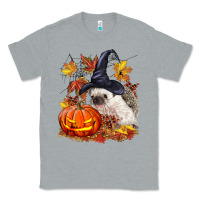 Heather Grey Halloween Hedgehog Classic Tee - LillyAllenDesigns