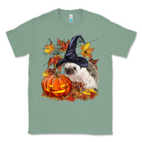 Sage Halloween Hedgehog Classic Tee - LillyAllenDesigns
