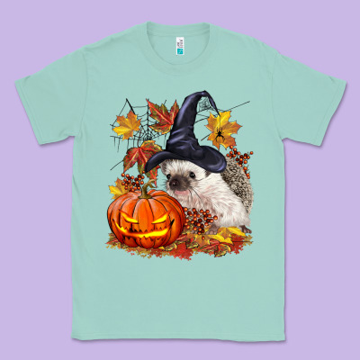 Halloween Hedgehog Classic Tee Designed By Lillyallendesigns
