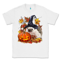 White Halloween Hedgehog Classic Tee - LillyAllenDesigns