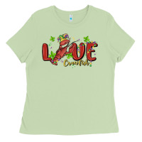 Matcha mardi gras love crawfish Ladies Tee - MaliasSmallBusiness