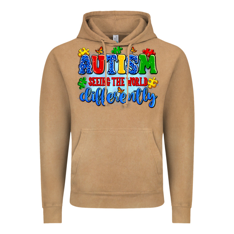 Autism Seeing The World Differently Vintage Hoodie by Artiststas | Teevron