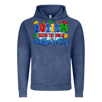 Vintage Denim autism seeing the world differently Vintage Hoodie - Artiststas