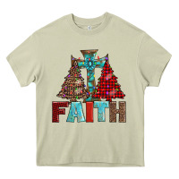Mossy cross and christmas trees Heavy Core Tee - AdoDesignShop
