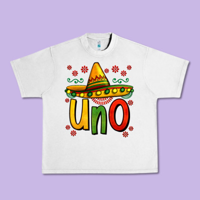 Uno My First Mexican Birthday Urban Heavy Tee Designed By Jasminsmagicworld