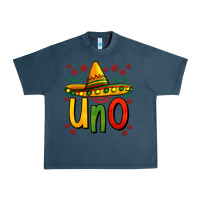 Midnight Navy uno my first mexican birthday Urban Heavy Tee - Jasminsmagicworld