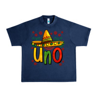 Navy uno my first mexican birthday Urban Heavy Tee - Jasminsmagicworld