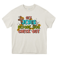 Cream get jesus before you check out Heavy Core Tee - MaliasSmallBusiness