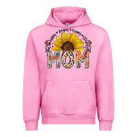 Fuchsia Pink mom sunflower Urban Hoodie - RacoonDesign