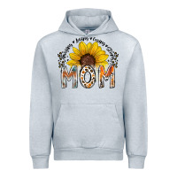 Heather Grey mom sunflower Urban Hoodie - RacoonDesign