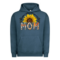 Pigment Midnight Navy mom sunflower Urban Hoodie - RacoonDesign