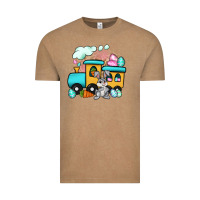 Vintage Coffee easter train Vintage Tee - Artiststas