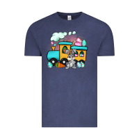 Vintage Denim easter train Vintage Tee - Artiststas