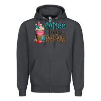 Smoke coffee teach repeat Zipper Hoodie - OliviaCreatesArt