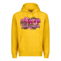 Lemon Stronger than Cancer Premium Hoodie - FaDigitalArtStudio