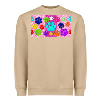 Mushroom paw print Heavyweight Sweatshirt - TumblerDesignByShophia
