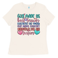Bone god made us best friend Ladies Tee - MaliasSmallBusiness