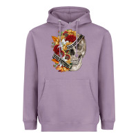 Lavender skull kinda emotionless kinda emotional Heavyweight Hoodie - FaDigitalArtStudio