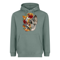 Sage skull kinda emotionless kinda emotional Heavyweight Hoodie - FaDigitalArtStudio