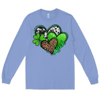 Colony Blue St. Patrick's Day hearts Long Sleeve Tee - Jasminsmagicworld