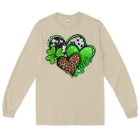 Mushroom St. Patrick's Day hearts Long Sleeve Tee - Jasminsmagicworld