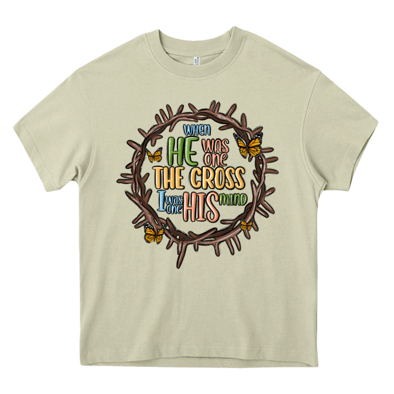 When He Was One The Cross I Was One His Mind Heavy Core Tee by MaliasSmallBusiness | Teevron
