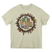 Mossy when he was one the cross i was one his mind Heavy Core Tee - MaliasSmallBusiness
